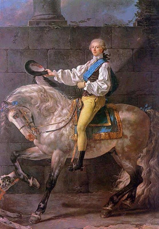 Count Potocki, Jacques-Louis David